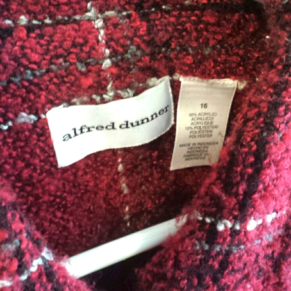 Alfred dunner zip up sweater - Picture 2 of 3